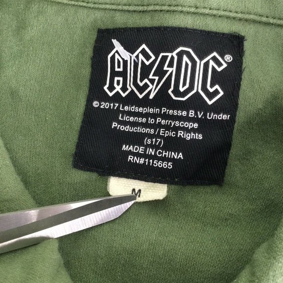 AC/DC Dirty Deeds Done Dirt Cheap Shirt Jacket - Picture 3 of 9